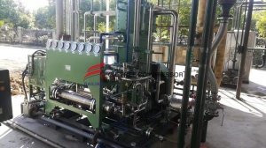 ¿Cuáles son los componentes de un compresor de hidrógeno?